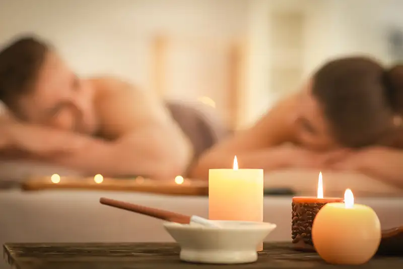 Wellness Foto bei Entspannter Atmosphöre bei Massagewelt